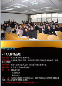 济南艺考文化课精品小班 为什么越来越多人选择朝阳教育？
